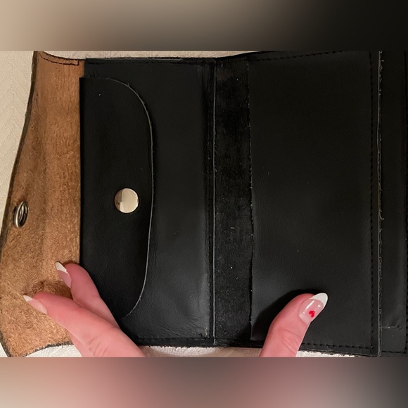 HANDMADE vintage genuine leather wallet - Picture 5 of 5